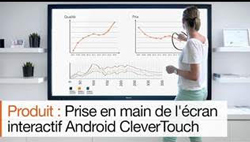 Ecran interactif Android Haute Précision SuperGlass SpeechiTouch - 55